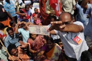 Notes Ban laga khilaf (against) te aji 'Bharat Bandh' koribole ase