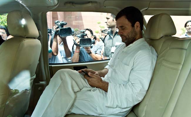 Rahul Gandhi pichete, Congress laga Twitter account hack korishe, Government pora chanbin korishe